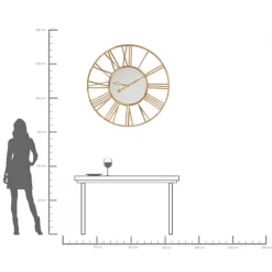 KARE Wanduhr Giant Gold Ø120cm Outlet