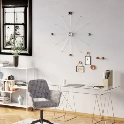KARE Wanduhr Like Umbrella Chrome Best