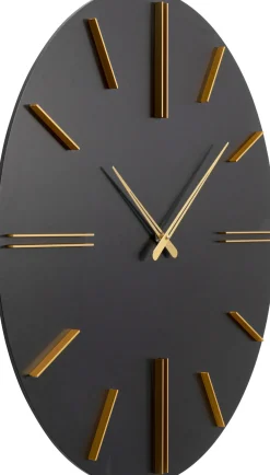 KARE Wanduhr Luca Schwarz Ø70cm