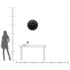 KARE Wanduhr Milk Bar Schwarz Ø60cm Hot