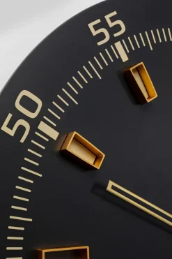 KARE Wanduhr Milk Bar Schwarz Ø60cm Hot