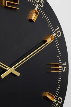 KARE Wanduhr Milk Bar Schwarz Ø60cm Hot