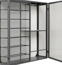 KARE Wandweinregal Porto Schwarz 75x80cm Sale