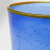 KARE Wasserglas Bubbles Blau 14cm Sale