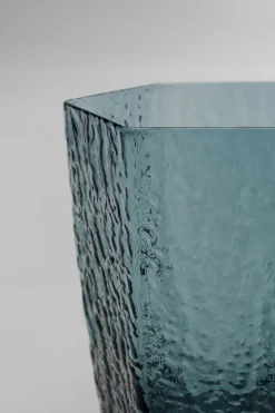 KARE Wasserglas Cascata Blau Discount
