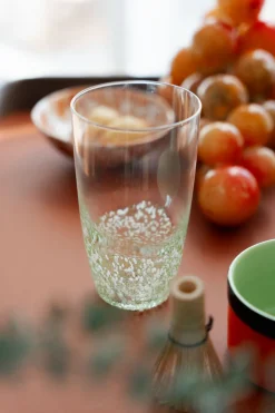 KARE Wasserglas Confetti Grün 15 cm New