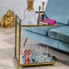 KARE Wasserglas Diamond Gold Rim Outlet