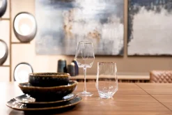 KARE Wasserglas Diamond Gold Rim Outlet