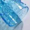 KARE Wasserglas Ice Flowers Blau Hot