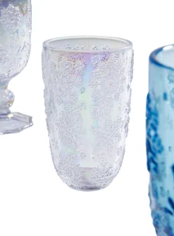 KARE Wasserglas Ice Flowers Colore Sale
