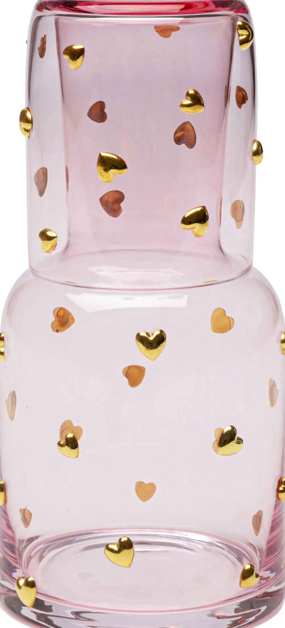 KARE Wasserglas Party Hearts 9cm Clearance