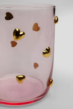 KARE Wasserglas Party Hearts 9cm Clearance
