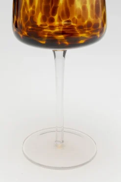 KARE Weinglas Caramel New