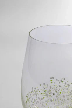 KARE Weinglas Confetti Grün 24 cm Outlet