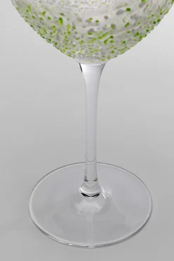 KARE Weinglas Confetti Grün 24 cm Outlet