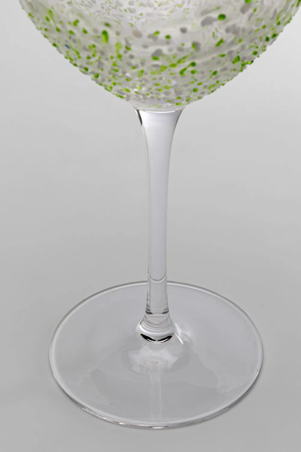 KARE Weinglas Confetti Grün 24 cm Outlet