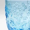 KARE Weinglas Ice Flowers Blau Online