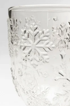 KARE Weinglas Ice Flowers Klar Discount
