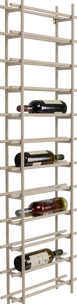 KARE Weinregal Cape Town Hellgrau 45x136cm