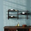 KARE Weinregal Cape Town Schwarz 80x34cm Hot