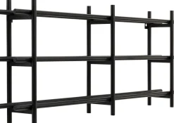KARE Weinregal Cape Town Schwarz 80x34cm Hot