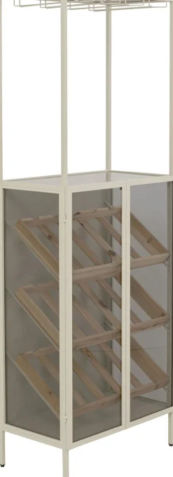 KARE Weinregal Porto Bar Greige 60x170cm Discount