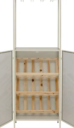KARE Weinregal Porto Bar Greige 60x170cm Discount
