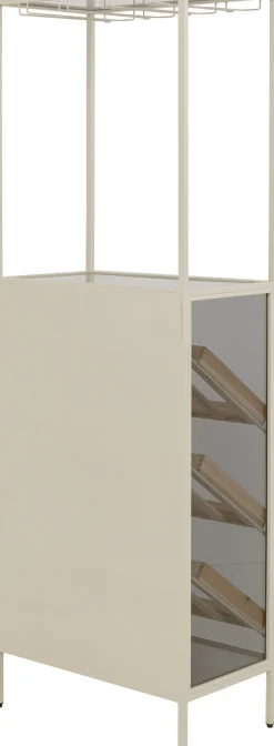 KARE Weinregal Porto Bar Greige 60x170cm Discount