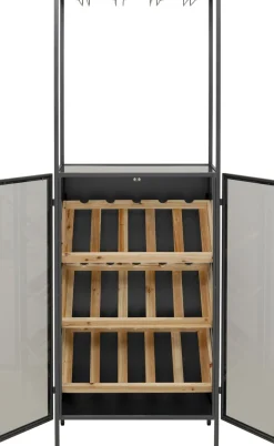 KARE Weinregal Porto Bar Schwarz 60x170cm Online