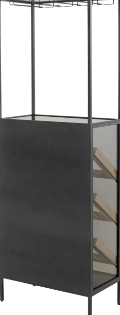 KARE Weinregal Porto Bar Schwarz 60x170cm Online