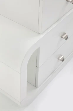 KARE White Club Schreibtisch Snake 150x70cm Online