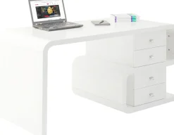KARE White Club Schreibtisch Snake 150x70cm Online