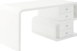 KARE White Club Schreibtisch Snake 150x70cm Online