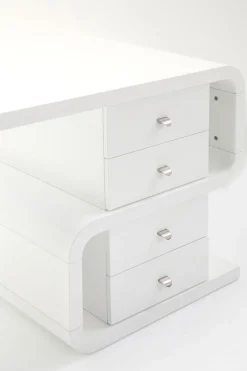 KARE White Club Schreibtisch Snake 150x70cm Online