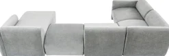 KARE Wohnlandschaft 2 Lucca Grau Rechts 328cm Hot