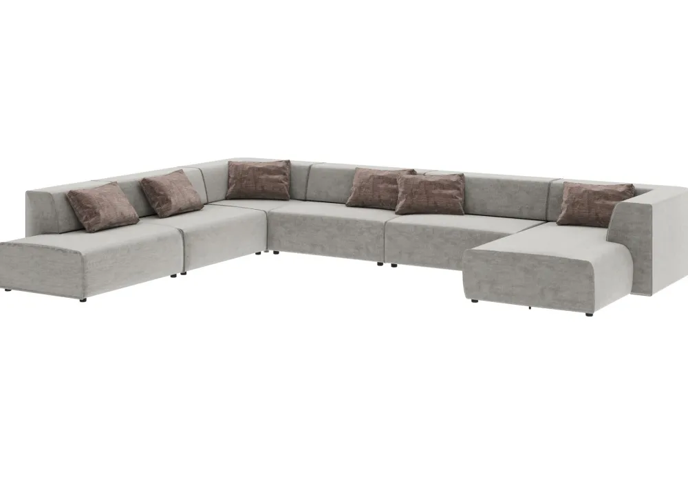 KARE Wohnlandschaft Infinity Miami Grau Sale