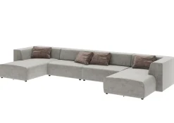 KARE Wohnlandschaft Infinity Malibu Grau Clearance